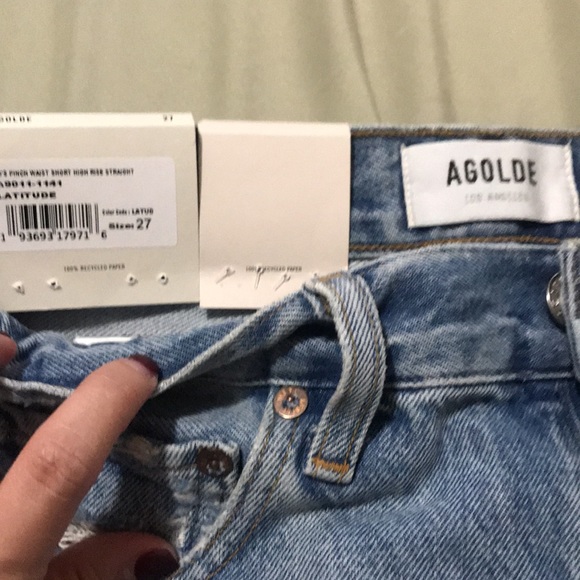 Agolde 90’s pinch waist short ultra High-Rise - Picture 2 of 7